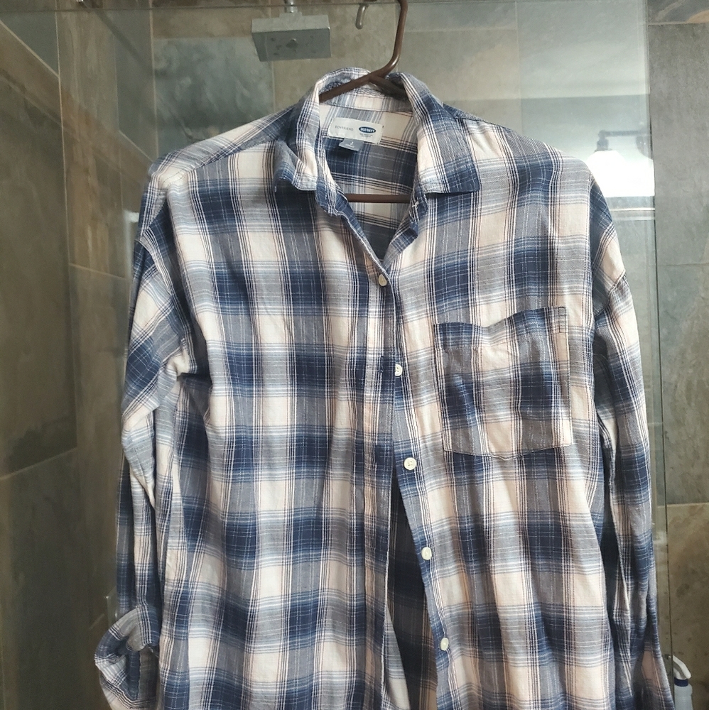 Soft flannel button down